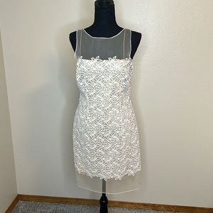 Beautiful beaded prom dress.